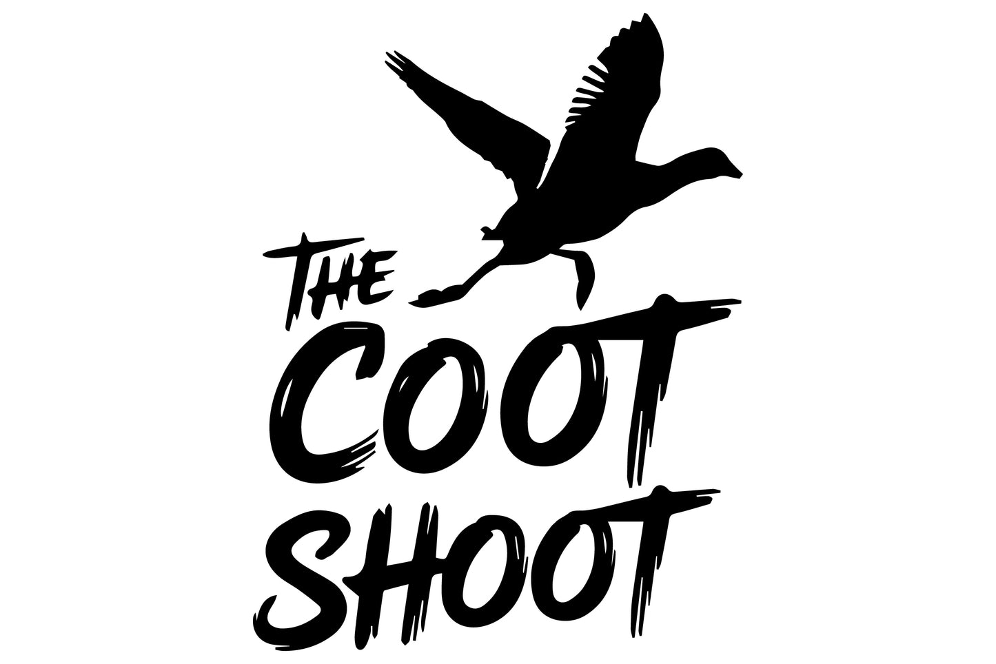 Coot Shoot 2x2 Logo Sticker